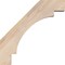 Ekena Millwork 3 1/2"W x 18"D x 18"H Merced Smooth Knee Brace, Douglas Fir BRC04X18X18MRC00SDF - alternate 3